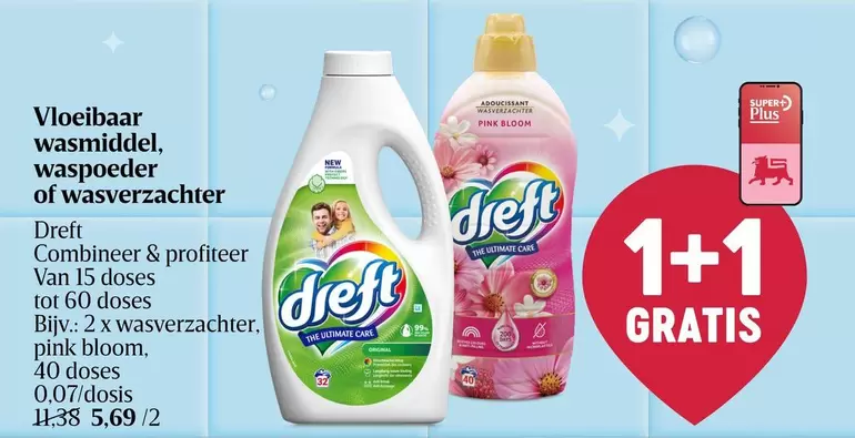 Pink - Vloeibaar wasmiddel, waspoeder of wasverzachter