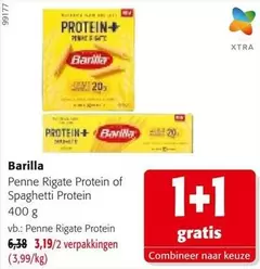 Penne Rigate Protein of Spaghetti Protein