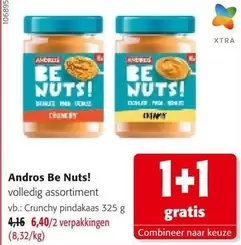 Be - Andros  Nuts! volldig assortiment