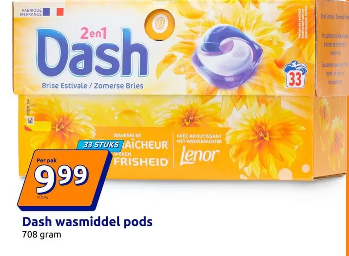 De - Dash wasmiddel pods