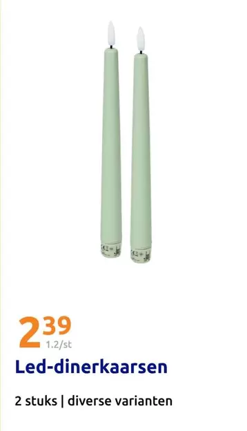 Led-dinerkaarsen