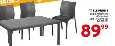 Prince - TABLE PRINCE