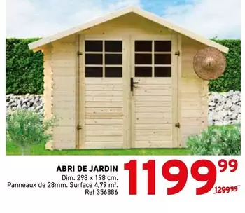De - ABRI DE JARDIN