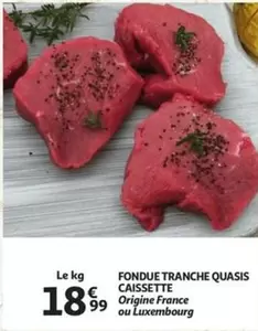 FONDUE TRANCHE QUASIS CASSETTE