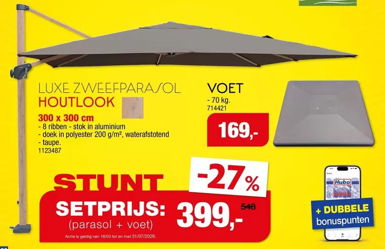 LUXE ZWEEFPARA/OL HOUTLOOK
