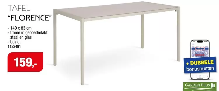 Tafel "Florence"