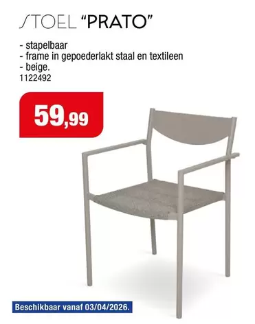 STOEL "PRATO"