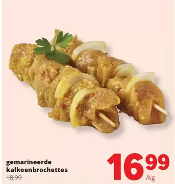 Kalkoenbrochettes