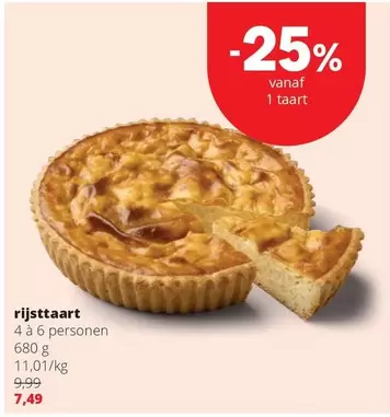 Rijsttaart