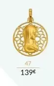 Gold Medal Pendant