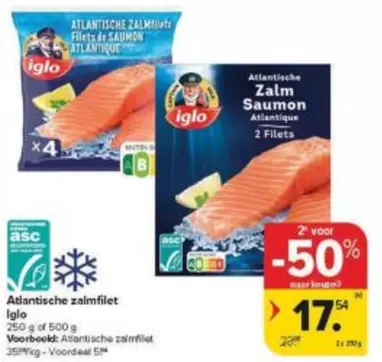 De - Atlantische zalmfilet