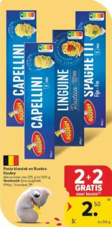 Capellini, Linguine, Spaghetti