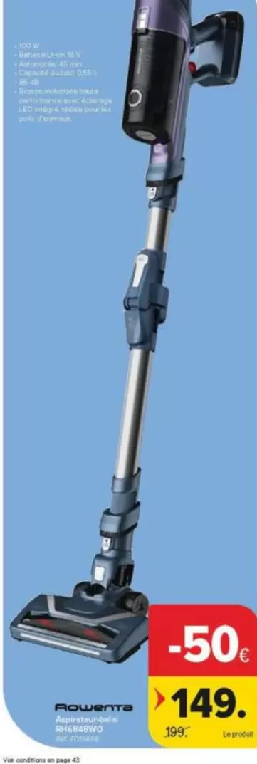 Lion - Aspirateur balai