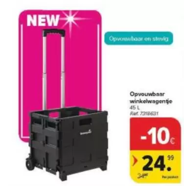 Opvouwbaar winkelwagentje