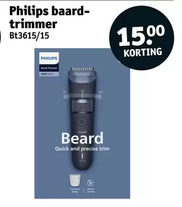 Philips - Baardtrimmer Bt3615/15