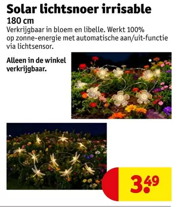 De - Solar lichtsnoer