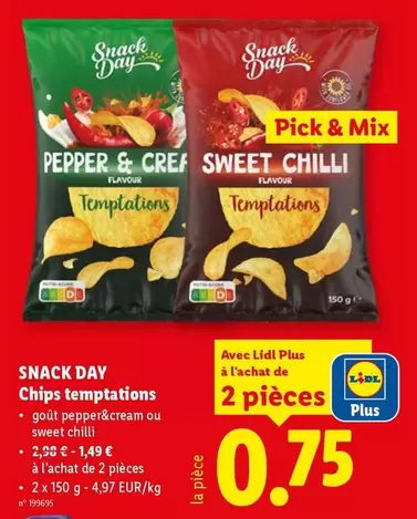 Snack - SNACK DAY Chips temptations