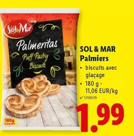 Palmiers Puff Pastry Biscuits