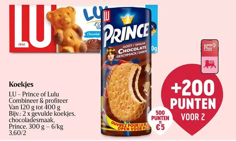Prince - Koekjes LU -  of Lulu Combineer & profiteer