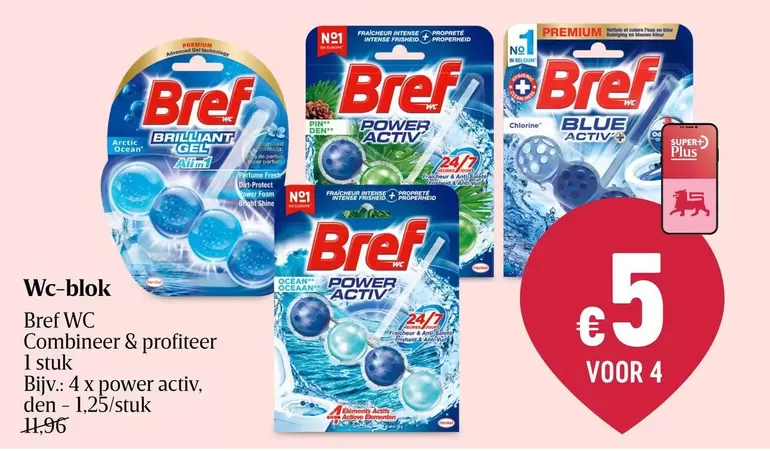 De - Bref WC Combinneer & profiteer