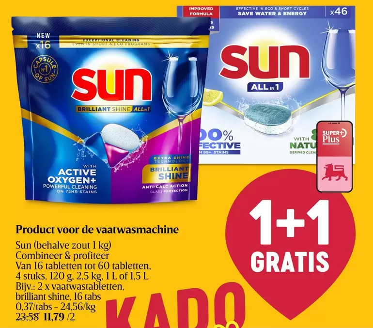 Extra - Sun vaatwasmachine tabletten