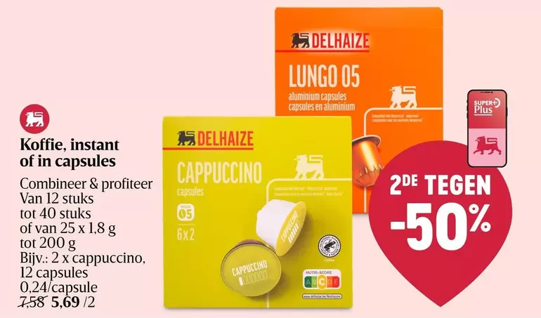 Koffie, instant of in capsules