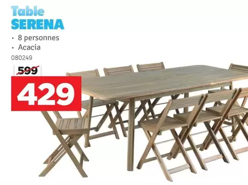 Table SERENA