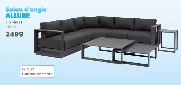Salon d'angle ALLURE