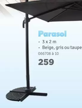 Parasol 3 x 2 m