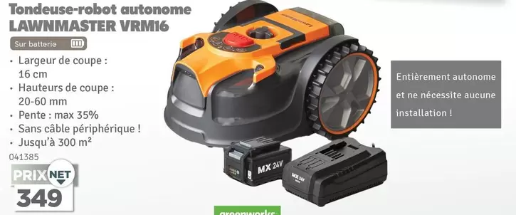 De - Tondeuse-robot autonome VRM16