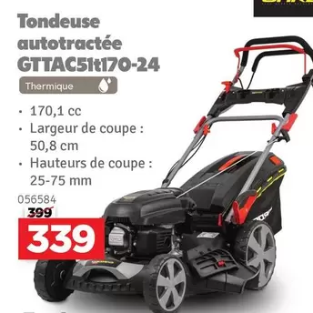 De - Tondeuse autotractée GTTAC51lt170-24