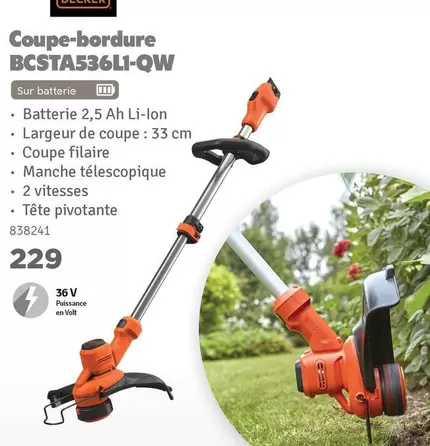 De - Coupe-bordure BCSTA536LI-QW