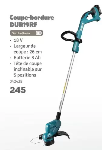 De - Coupe-bordure DUR19RF