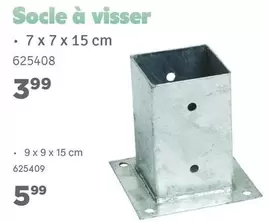 Socle à visser