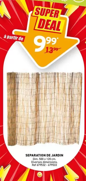 De - SEPARATION DE JARDIN