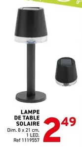 De - LAMPE DE TABLE SOLAIRE