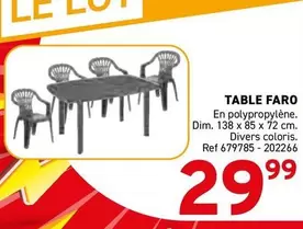 TABLE FARO