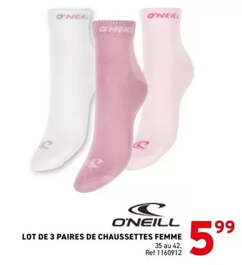 De - LOT DE 3 PAIRES DE CHAUSSETTES FEMME