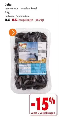 Delta - hangcultuur mosselen Royal