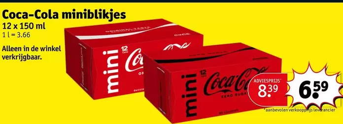 Coca Cola - Miniblikjes