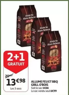 Bbq - ALLUME FEU ET BBQ GRILL O'BOIS