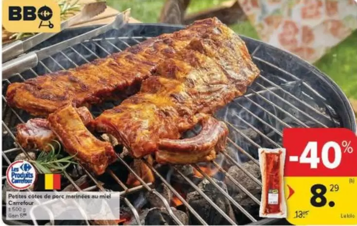 Bbq - Côtes de porc marinées