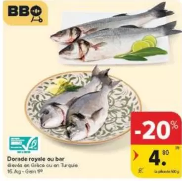 Bbq - Dorade royale ou bar