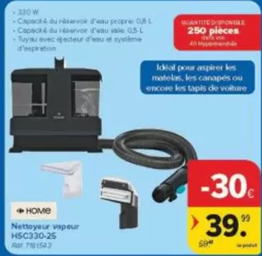 De - Nettoyeur vapeur HSC330-25