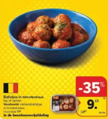 De - Balletjes in tomatensaus