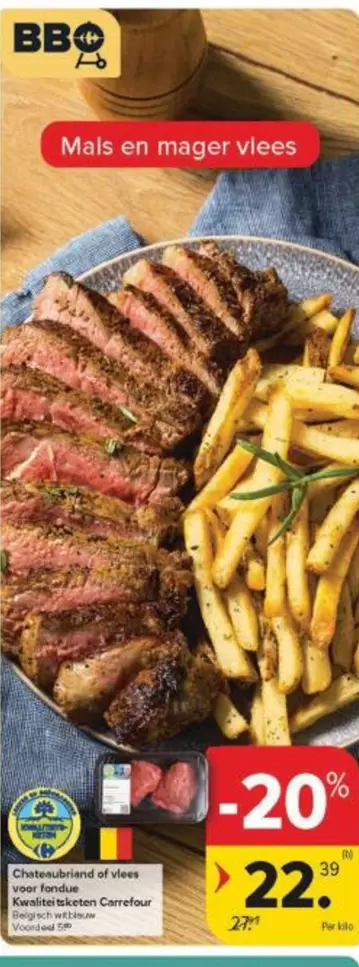 Bbq - Chateaubriand of beef