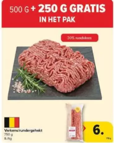 Varkens/rundergehakt