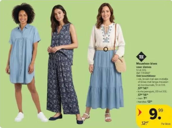 Mouwloze jurken voor dames