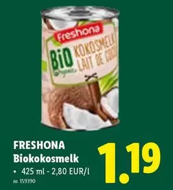 Be - Biokokosmelk