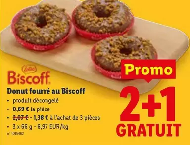 De - Donut fourr au Biscoff